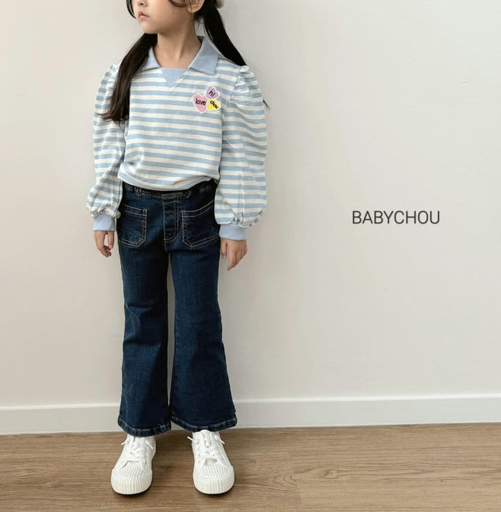 Babychou - Korean Children Fashion - #prettylittlegirls - Triangle Sweatshirt - 8