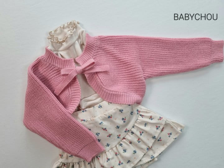 Babychou - Korean Children Fashion - #prettylittlegirls - Flower Frill Skirt - 5