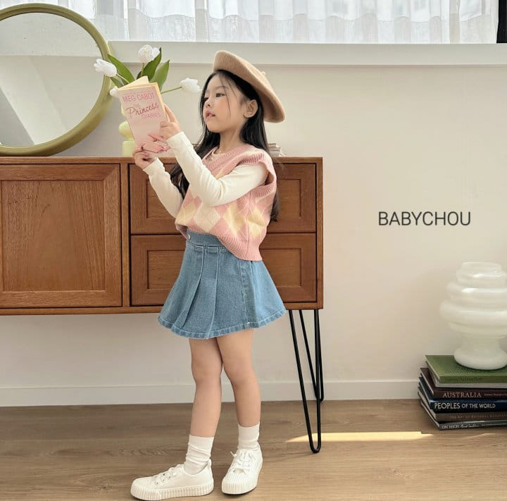 Babychou - Korean Children Fashion - #minifashionista - Flit Skirt - 4