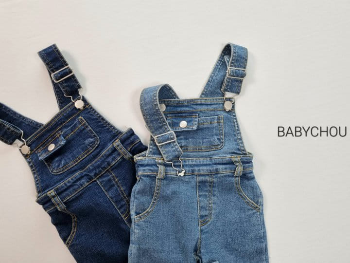 Babychou - Korean Children Fashion - #stylishchildhood - Denim Overalls - 2