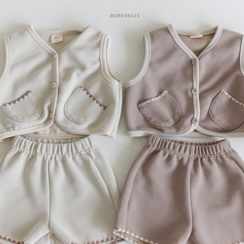Bebe Holic - Korean Baby Fashion - #babyboutique - Wafers Vest