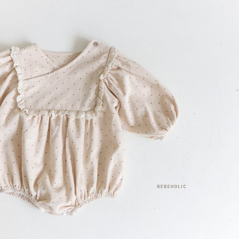 Bebe Holic - Korean Baby Fashion - #babyboutique - Dot Lace Bodysuit - 8