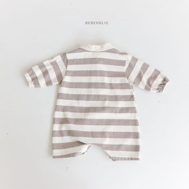 Bebe Holic - Korean Baby Fashion - #babyclothing - Latte Collar Bodysuit - 12