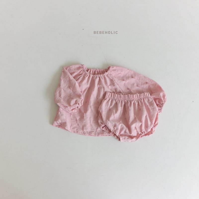 Bebe Holic - Korean Baby Fashion - #babyclothing - Grace Top Botom Set - 3