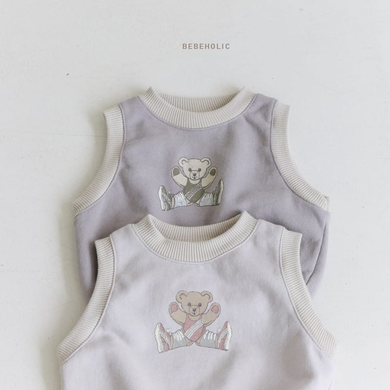 Bebe Holic - Korean Baby Fashion - #babyclothing - Bear Vest