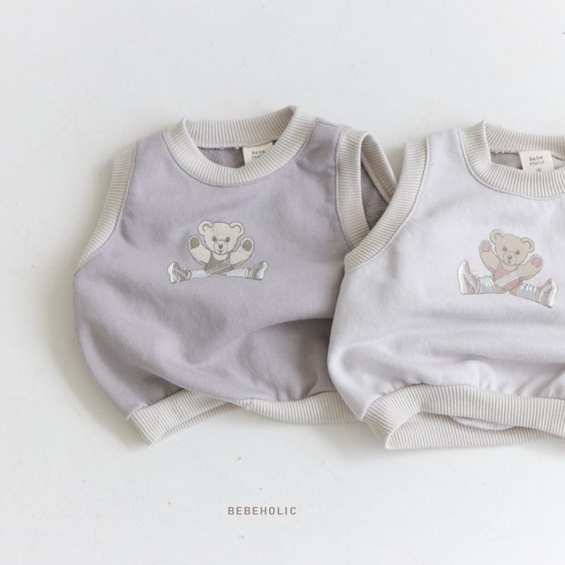 Bebe Holic - Korean Baby Fashion - #babyfashion - Bear Vest - 2