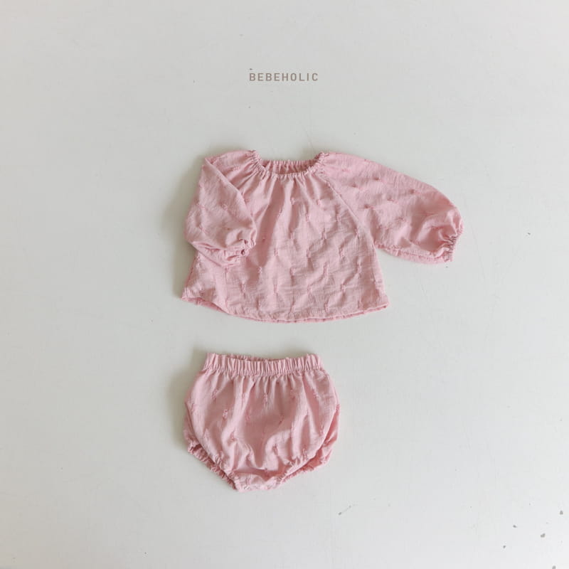 Bebe Holic - Korean Baby Fashion - #babyfever - Grace Top Botom Set - 5
