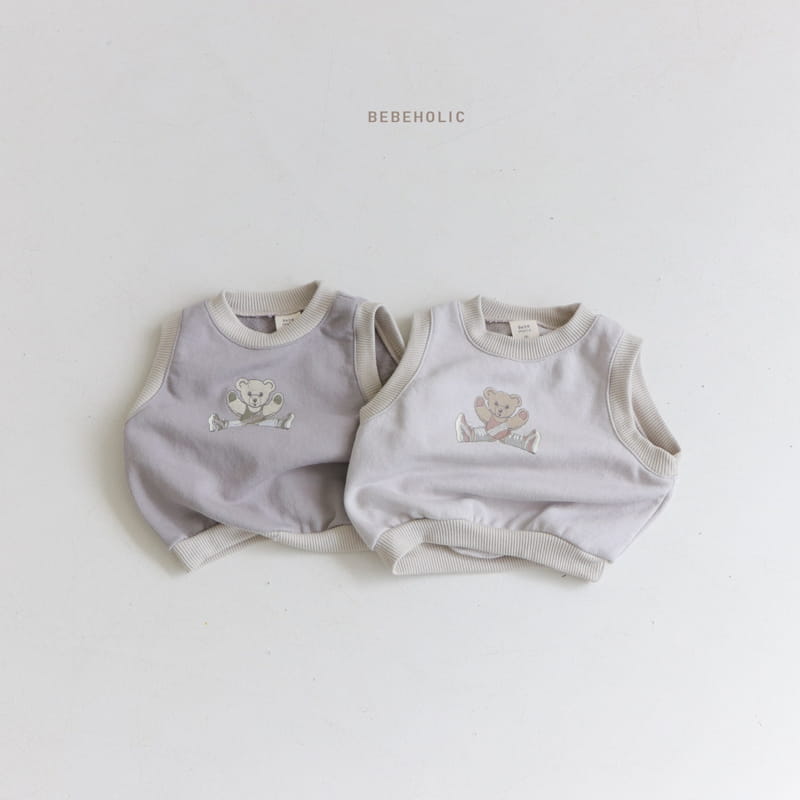 Bebe Holic - Korean Baby Fashion - #babyfever - Bear Vest - 3