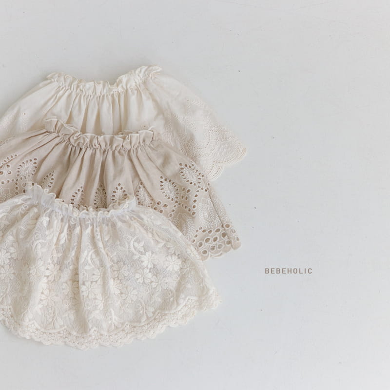 Bebe Holic - Korean Baby Fashion - #babygirlfashion - Lace Skirt