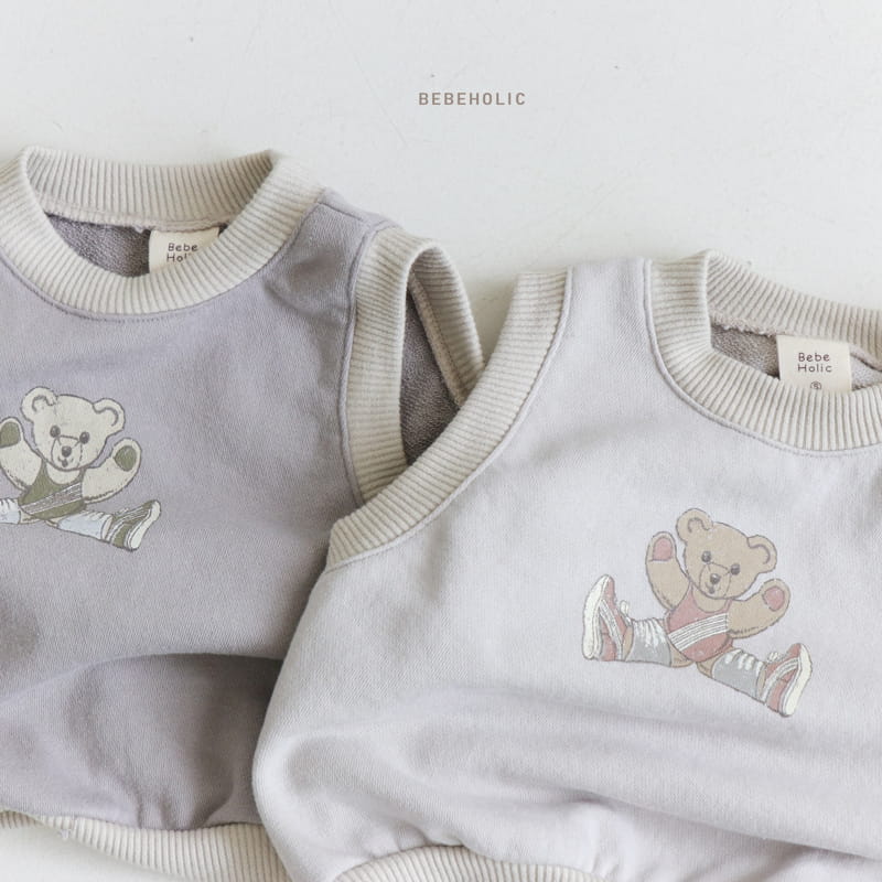 Bebe Holic - Korean Baby Fashion - #babyfever - Bear Vest - 4