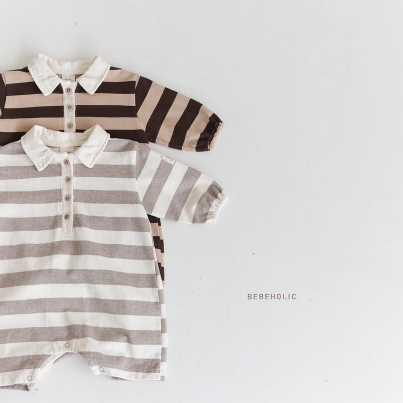Bebe Holic - Korean Baby Fashion - #babylifestyle - Latte Collar Bodysuit