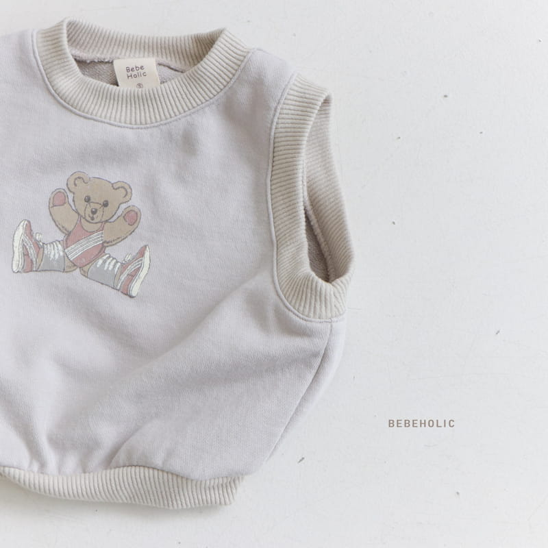 Bebe Holic - Korean Baby Fashion - #babyootd - Bear Vest - 7