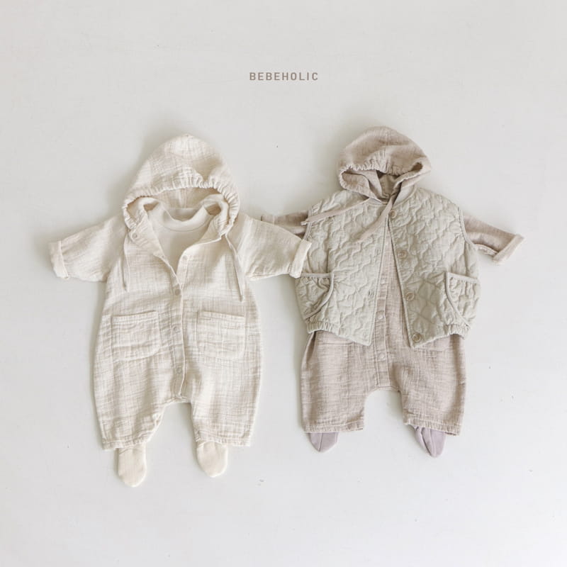 Bebe Holic - Korean Baby Fashion - #babyoutfit - Hoody Bodysuit - 11