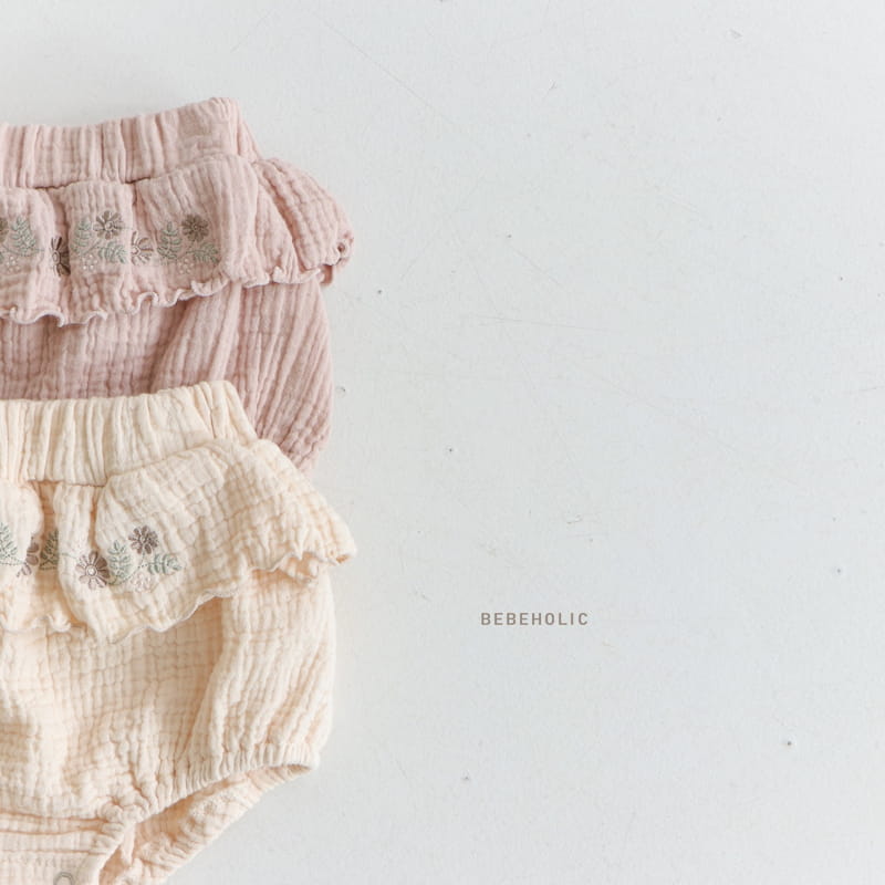 Bebe Holic - Korean Baby Fashion - #babyoutfit - Daisy Embrodiery Bloomer