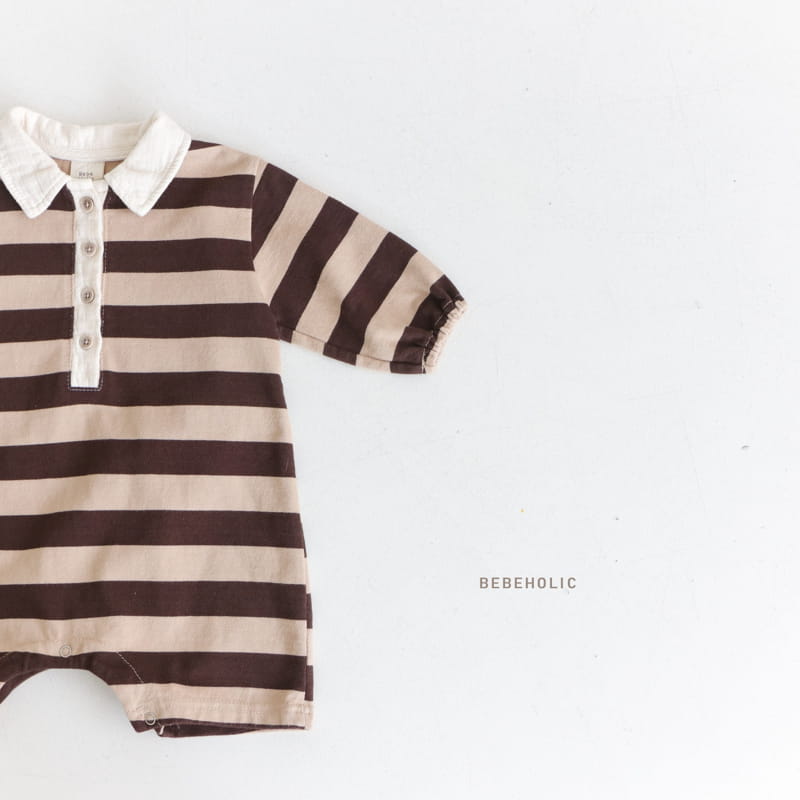 Bebe Holic - Korean Baby Fashion - #onlinebabyshop - Latte Collar Bodysuit - 8