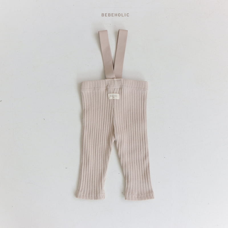Bebe Holic - Korean Baby Fashion - #onlinebabyshop - Rib Dungarees Leggings - 11