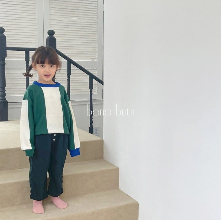 Bonobutton - Korean Children Fashion - #childrensboutique - Firewood Knit Tee - 5