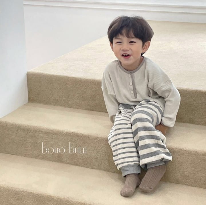 Bonobutton - Korean Children Fashion - #designkidswear - Gridiron Grill Tee - 7