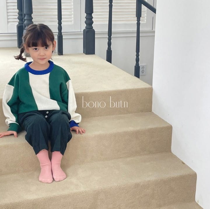 Bonobutton - Korean Children Fashion - #kidsshorts - Firewood Knit Tee - 9