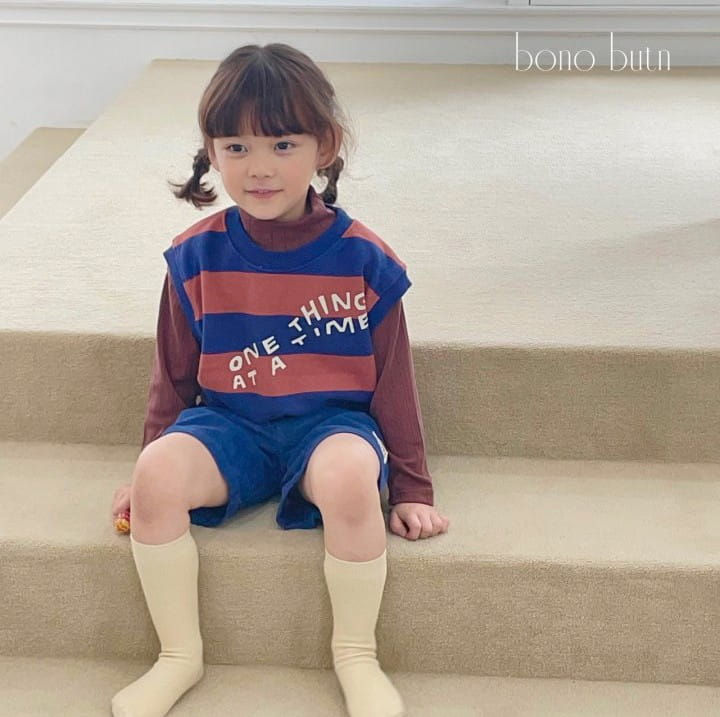 Bonobutton - Korean Children Fashion - #kidsshorts - Barbecue Vest - 4