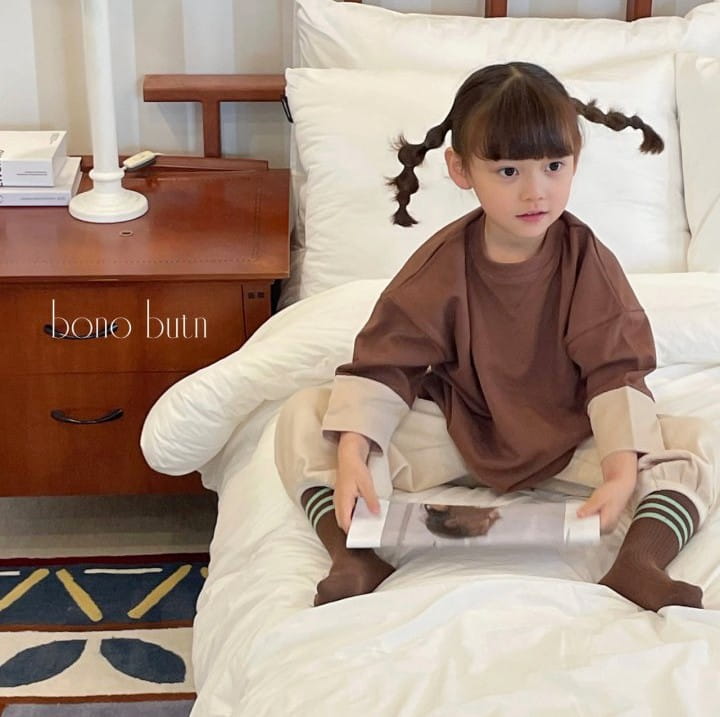 Bonobutton - Korean Children Fashion - #littlefashionista - Chestnut Manjoo Tee - 3