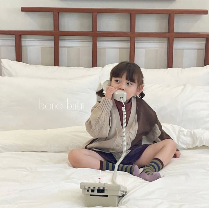 Bonobutton - Korean Children Fashion - #prettylittlegirls - Pusil Pasta Cardigan - 3