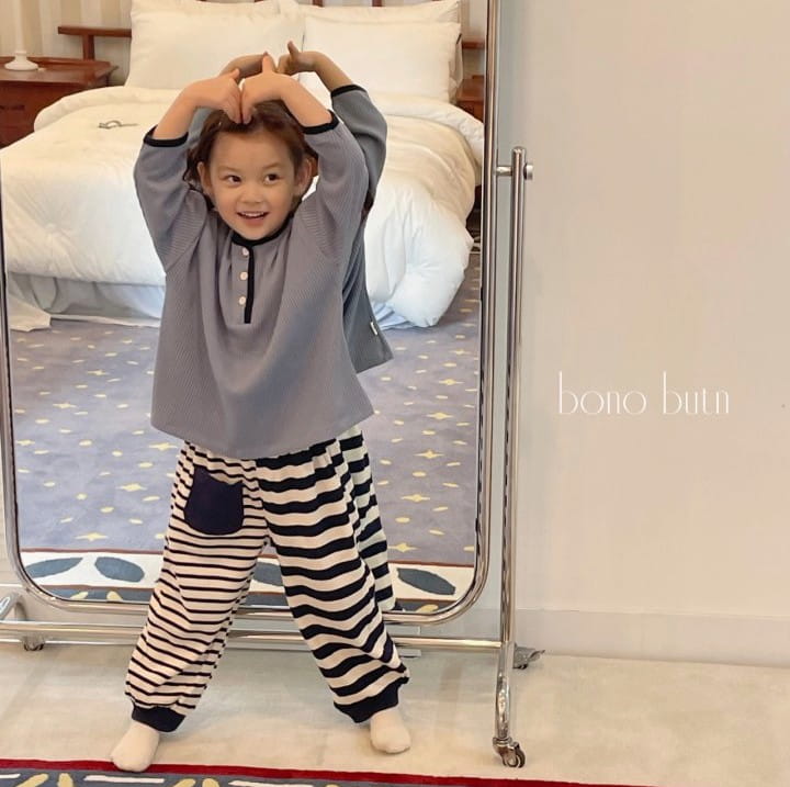 Bonobutton - Korean Children Fashion - #toddlerclothing - Gridiron Grill Tee - 4