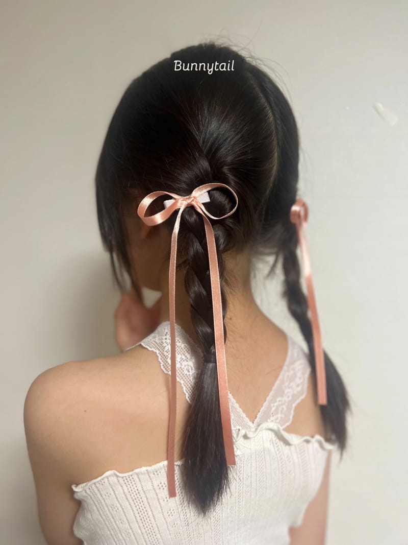 Bunnytail - Korean Baby Fashion - #onlinebabyshop - satin Hairpin 2 Set - 7