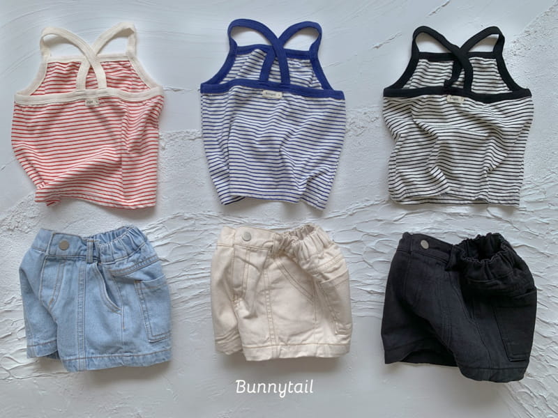 Bunnytail - Korean Children Fashion - #kidsshorts - Summer Denim Shorts - 4