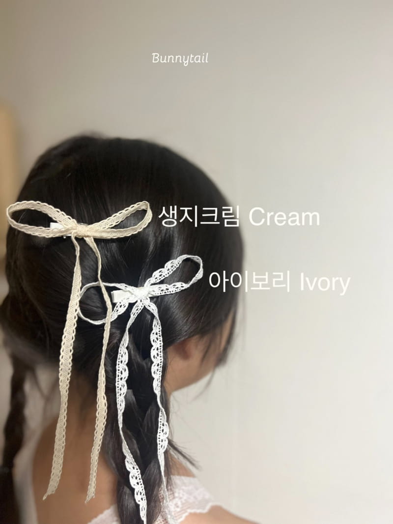 Bunnytail - Korean Children Fashion - #minifashionista - Lace Hairpin
