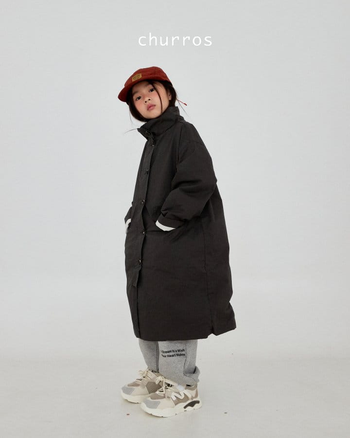 Churros - Korean Children Fashion - #Kfashion4kids - Standing Overfit Jacket