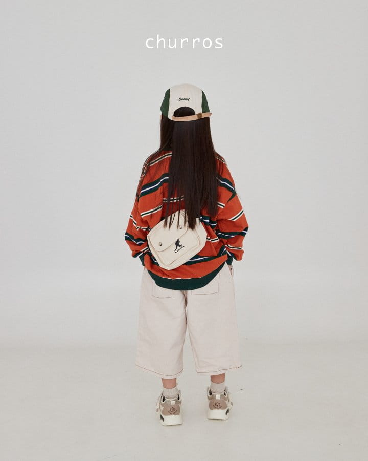Churros - Korean Children Fashion - #Kfashion4kids - Multi Stripes Sweatshirt - 10
