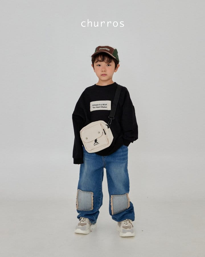 Churros - Korean Children Fashion - #Kfashion4kids - Lettering Sweatshirt - 8