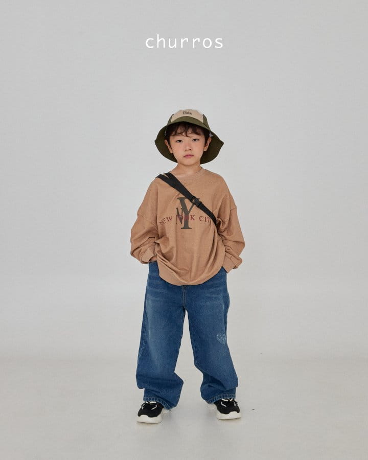 Churros - Korean Children Fashion - #childofig - Cat Vinrage Jeans - 3