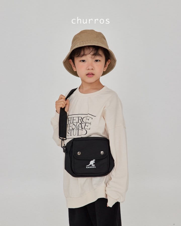 Churros - Korean Children Fashion - #childofig - STUDIO Lettering Tee - 7