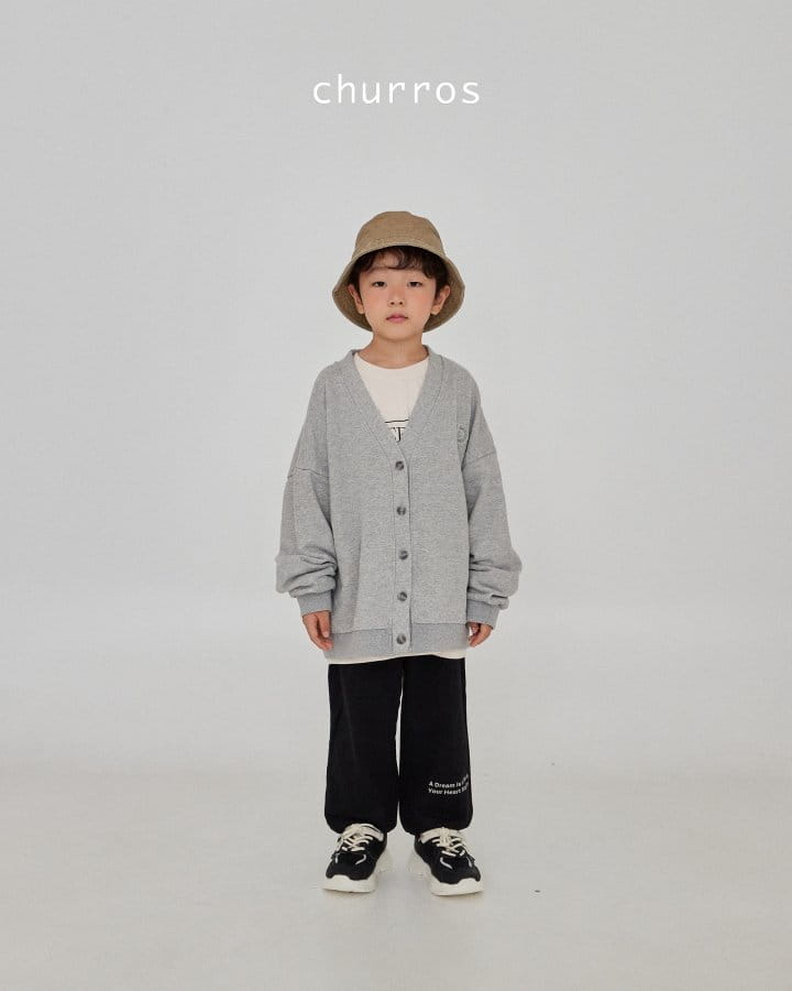 Churros - Korean Children Fashion - #prettylittlegirls - P Basic Cardigan - 4