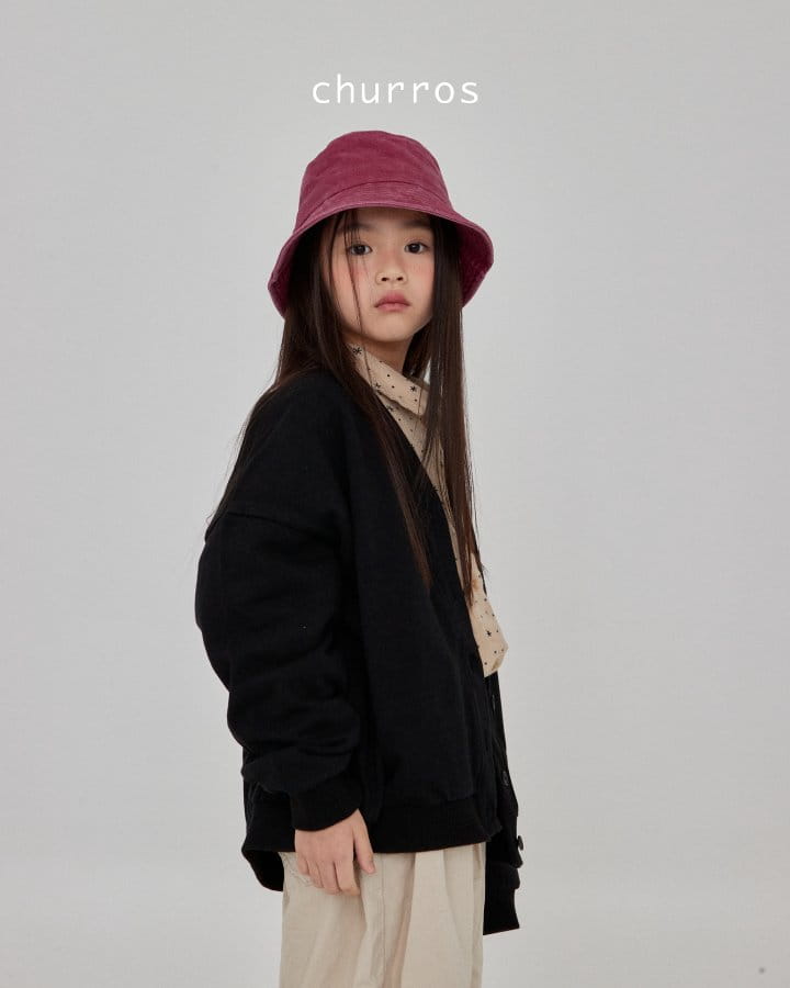 Churros - Korean Children Fashion - #childofig - P Basic Cardigan - 5
