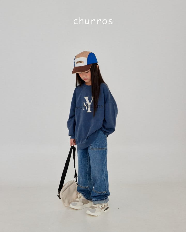 Churros - Korean Children Fashion - #childofig - NY Pigment Sweatshirt - 3