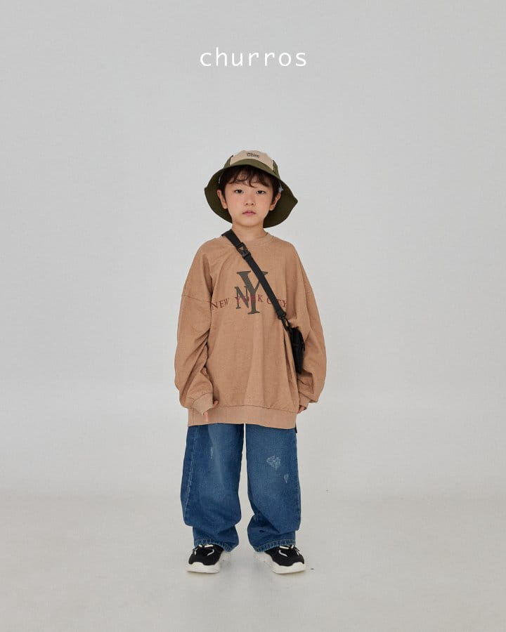 Churros - Korean Children Fashion - #childofig - NY Pigment Sweatshirt - 4