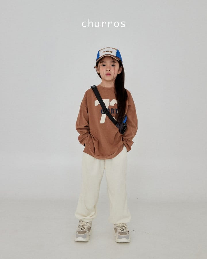 Churros - Korean Children Fashion - #childofig - 73 Logo Sweatshirt - 2