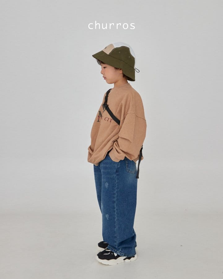 Churros - Korean Children Fashion - #childofig - Cat Vinrage Jeans - 4