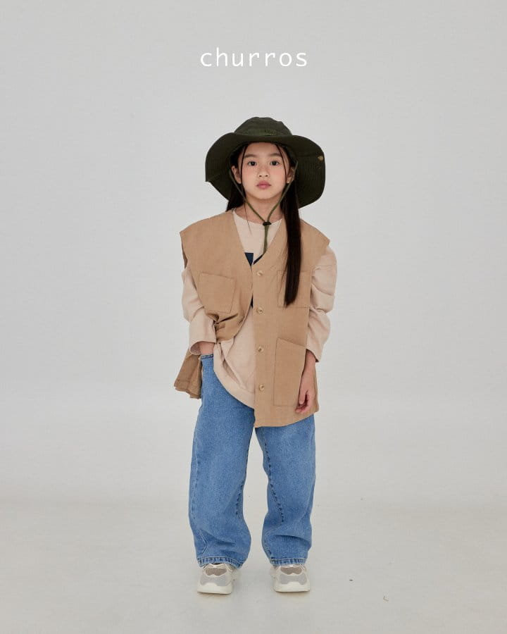 Churros - Korean Children Fashion - #childrensboutique - Camping Vest - 3