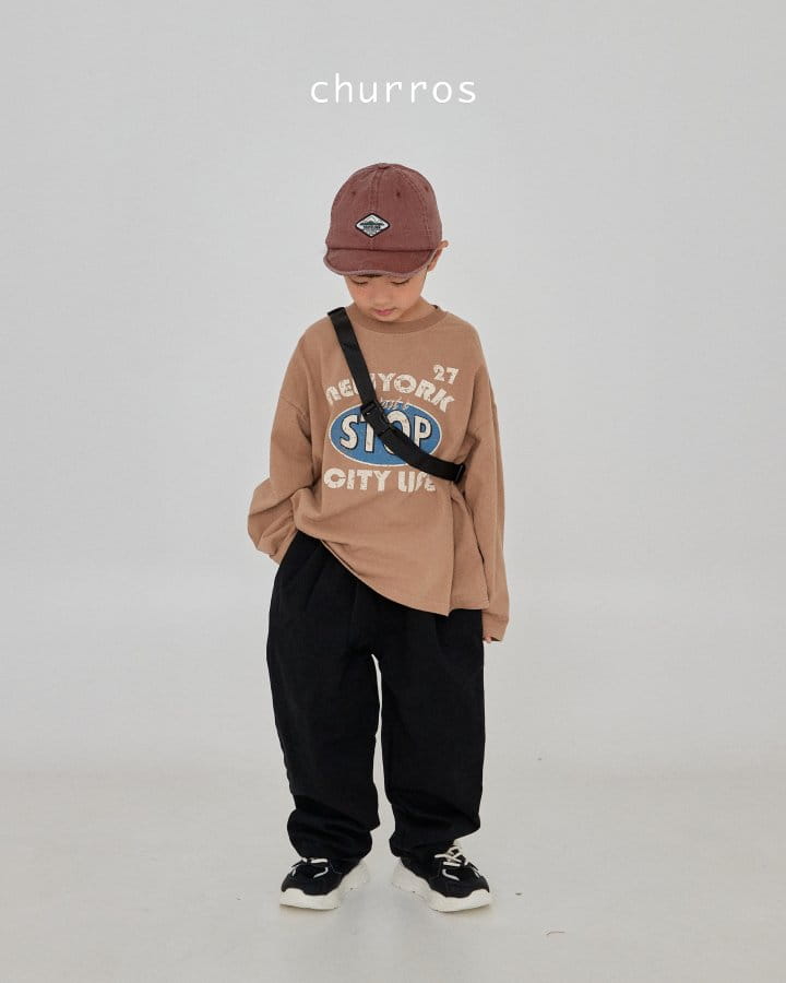 Churros - Korean Children Fashion - #childrensboutique - Chino Wide Pants
