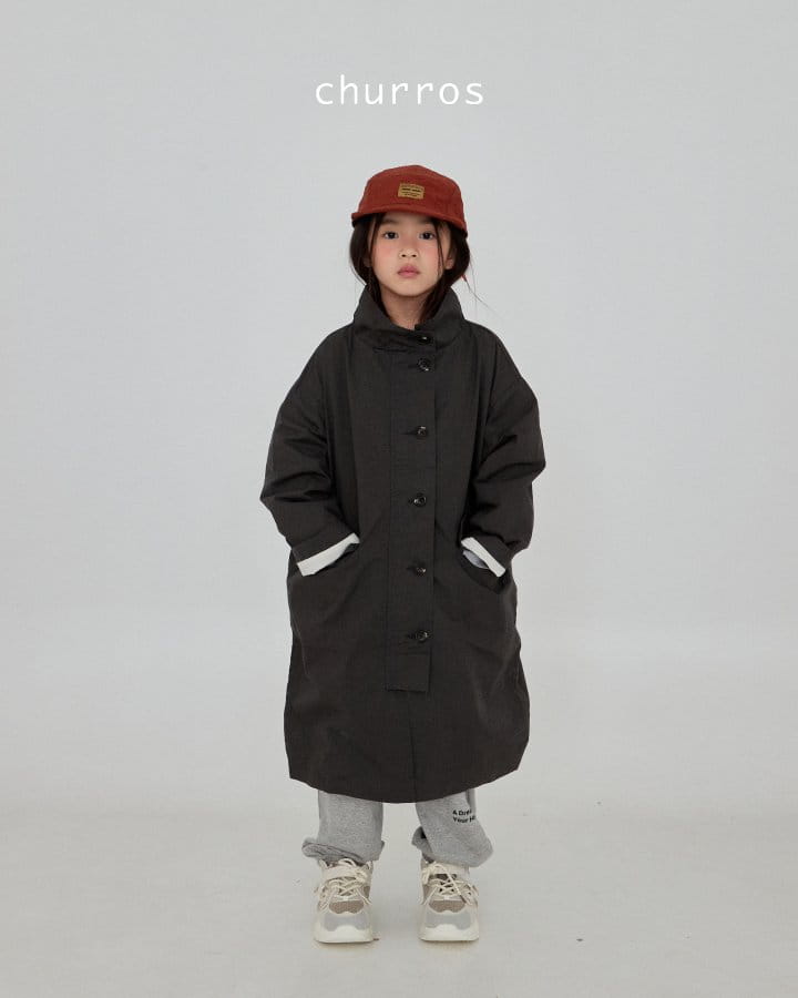 Churros - Korean Children Fashion - #childrensboutique - Standing Overfit Jacket - 10