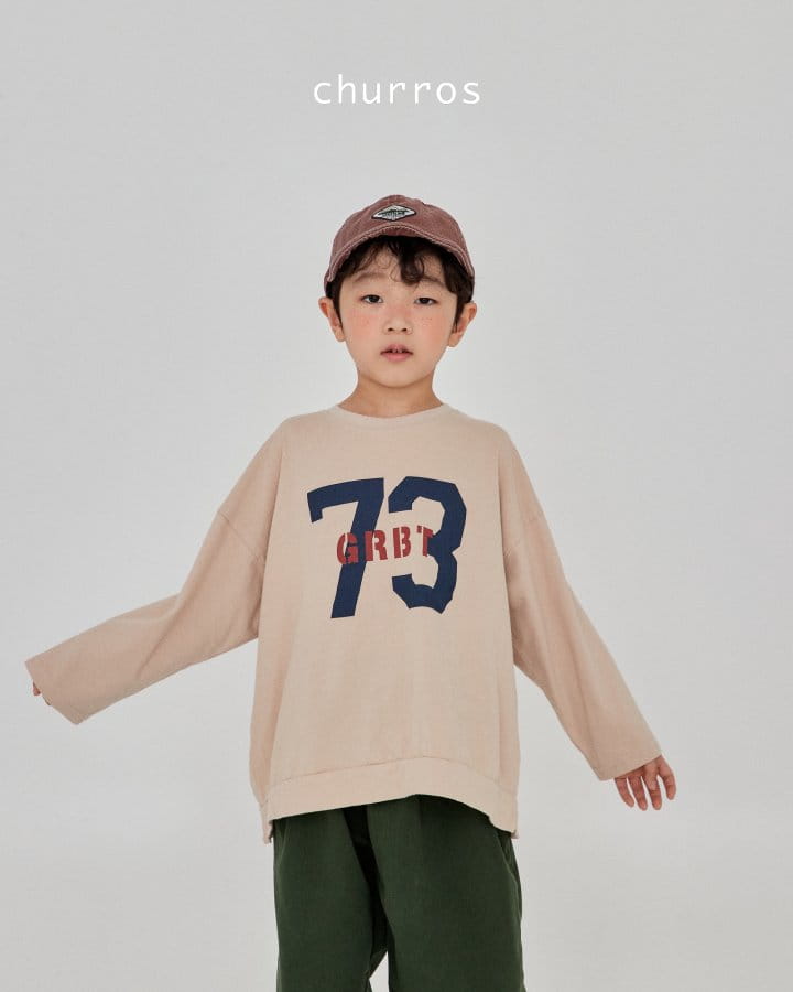Churros - Korean Children Fashion - #childrensboutique - 73 Logo Sweatshirt - 3