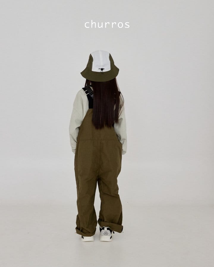 Churros - Korean Children Fashion - #designkidswear - Banding Overalls Pants - 8