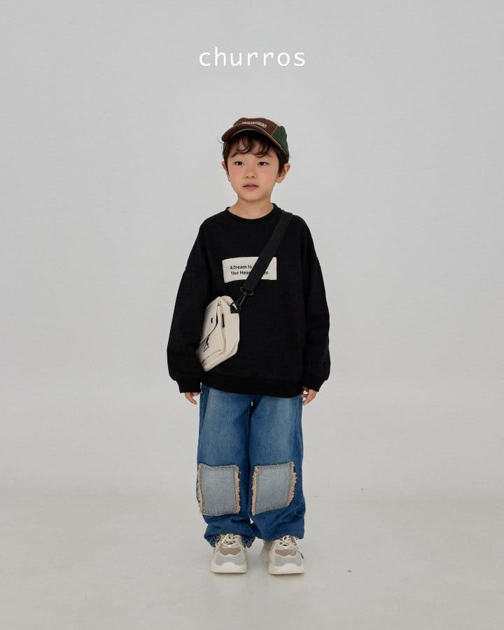 Churros - Korean Children Fashion - #designkidswear - Knee Jeans - 7