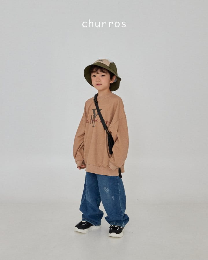 Churros - Korean Children Fashion - #designkidswear - NY Pigment Sweatshirt - 6
