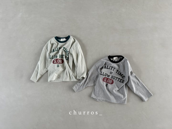 Churros - Korean Children Fashion - #designkidswear - 08 Stripes Tee - 2