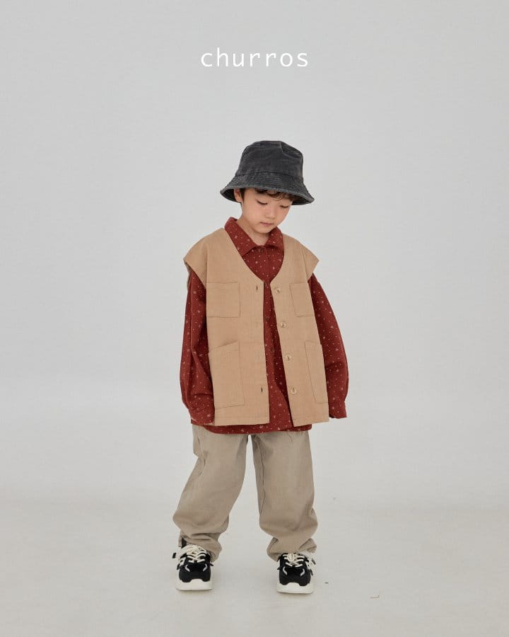 Churros - Korean Children Fashion - #discoveringself - Camping Vest - 5